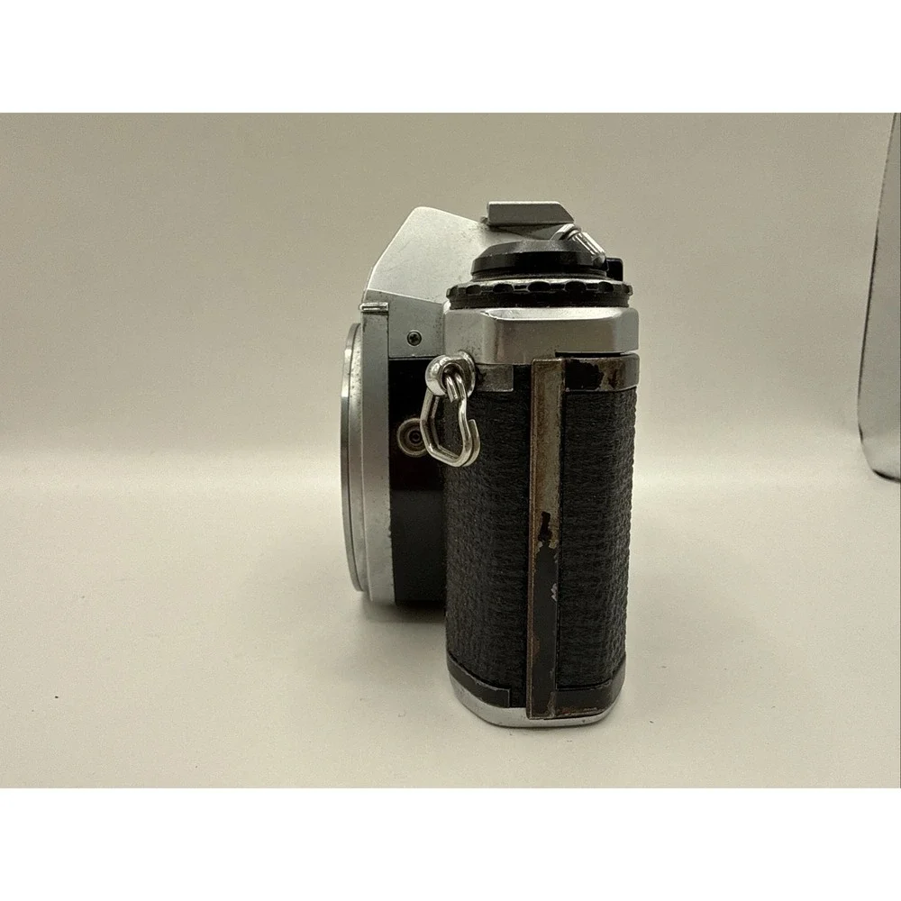 Pentax ME Super SLR Film Camera Body Chrome UNTESTED As Is.